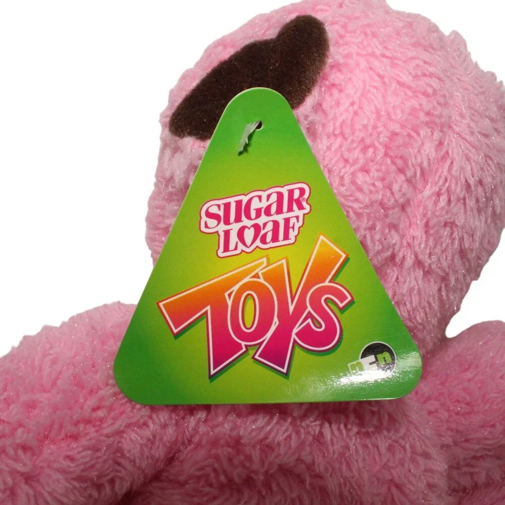 All Occasions Love Valentines Birthday 12" Pink Plush Stuffed Bear Animal NWT - Picture 7 of 8